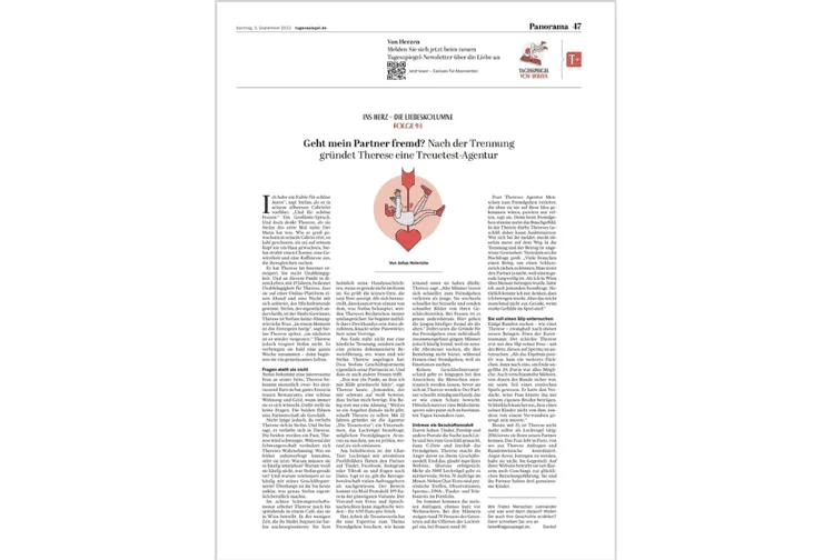 Beitragsansicht Der Tagesspiegel vom 03.09.2023